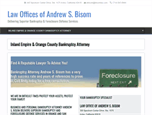 Tablet Screenshot of andrewsbisom.com